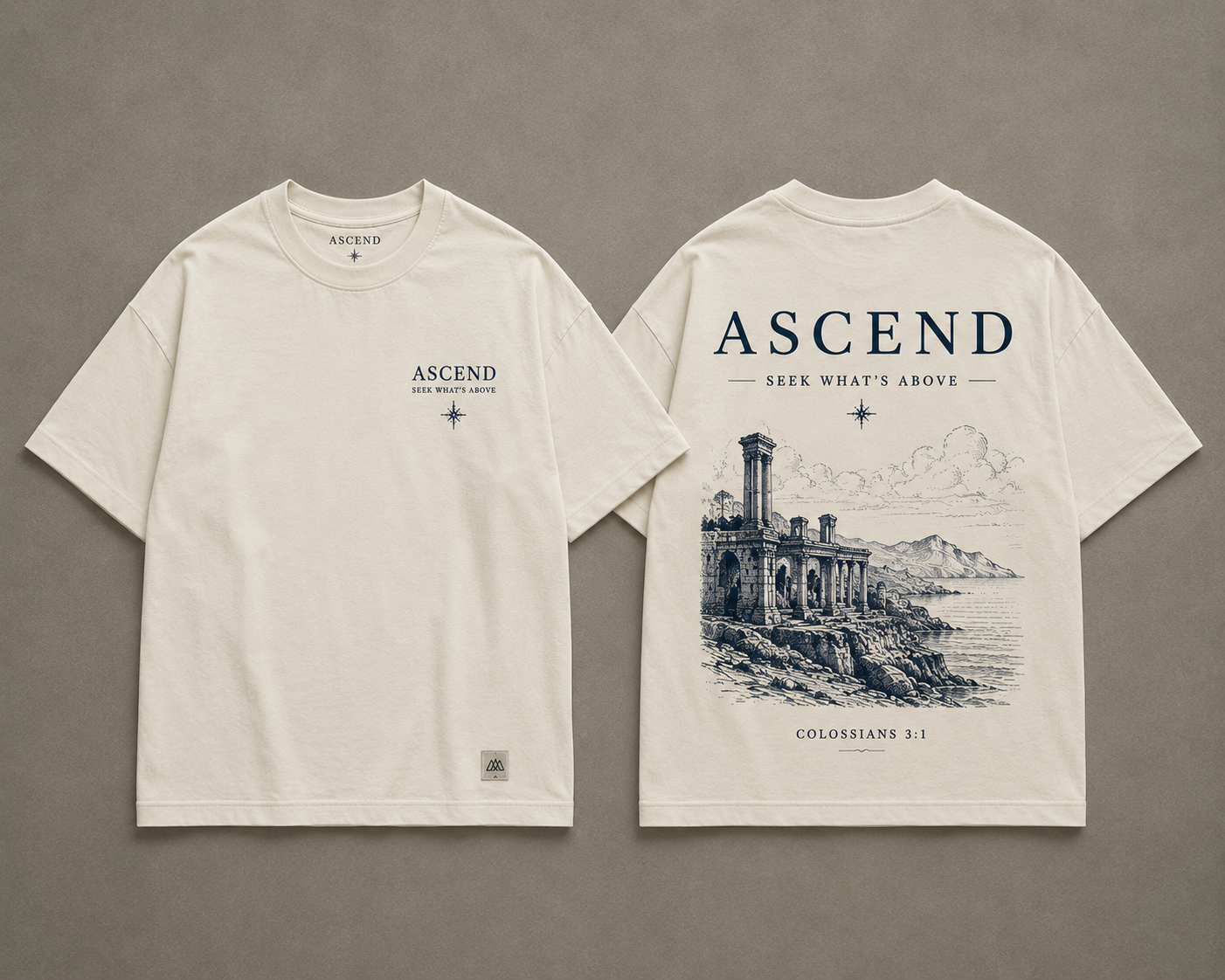 Greek Tee — Sand